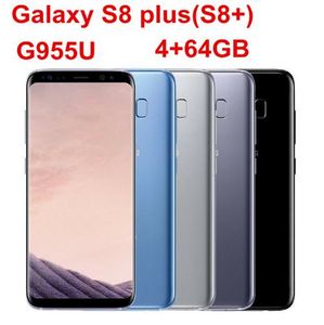 Samsung Galaxy S8+ S8 Plus G955U Original Unlocked LTE Android Cell Phone Octa Core 6.2" 12MP RAM 4G ROM 64G Snapdragon 835 refurbished phon