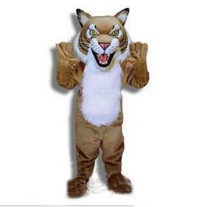 2019 Högkvalitativ hot animal cubs tiger maskot kostym vuxen storlek tecknad karaktär karneval party outfit kostym fancy klänning gratis frakt