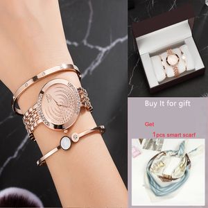 Il braccialetto da donna Top Designer 3 include 2 braccialetti / 1 orologio / 1 scatola per orologi da 1 pezzo Set regalo grande per la fidanzata Hot MX190720