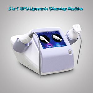 LipoSonix HIFU Ul trasonic 2 em 1 Pele impostos máquina de remoção de rugas LipoSonix corpo emagrecimento terapia de ultra-som de rejuvenescimento livres