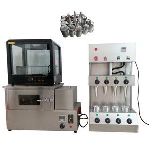 2020 commercial stainless steel pizza cone machine pizza forming machine pizza oven and display cabinet for sale
