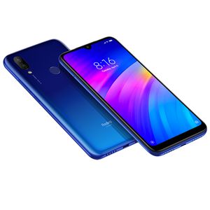 Oryginalny Xiaomi Redmi 7 4G LTE Telefon komórkowy 3GB RAM 32GB ROM Snapdragon 632 Octa Core Android 6.26 cali Pełny ekran 12.0mp Ota Fingerprint ID 4000MAH Smart Telefon komórkowy