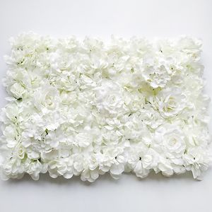 60x40cm artificiell blomma väggdekoration vägledande hortensia peony rosa blommor för bröllop båge paviljong hörn dekor blommig