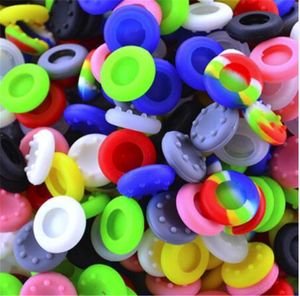MOQ 500pcs Soft Skid-Proof Silicone Thumbsticks cap Thumb stick caps Joystick covers Grips cover for PS3/PS4/XBOX ONE/XBOX 360 controllers