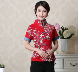 Verão Tang Terno Feminino Placa Botões Mulheres Roupas Tradicionais Chinesas Top Nacional Tendência Respirável Roupas Tradicionais roupas étnicas