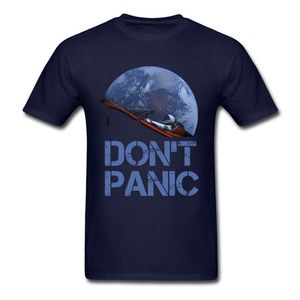 Espace T Chemises achat en gros de marque de vêtements pour hommes polo Nouveauté Occuper Earth SpaceX Starman T Shirt Homme Elon Musk Space X T Shirt D été T shirt Ne paniquez pas