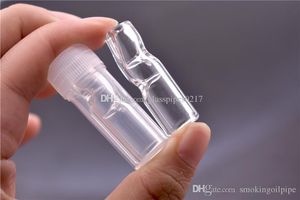 Thick filtro de cigarro tubo de papel de vidro pontas com filtro Tobacco piteira rolo Um lançador de tubulação com pill plástico caixa de armazenamento presente