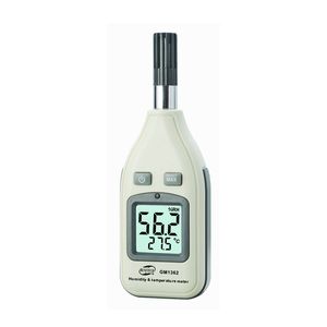 GM1362湿度温度メーターデジタルLCDディスプレイThermo-Hygrometer W /LCD backlilghtデータホールド
