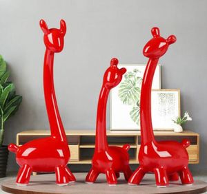 Heng porcelain beauty creative home ceramic garden decoration crafts home accessories animal ornaments furnishings deer