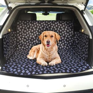 Pet Dog Cat Car Rear Back Seat Carrier Cover Mat Coperta Amaca Cuscino Protector Poliestere Tappetino impermeabile Cintura regolabile