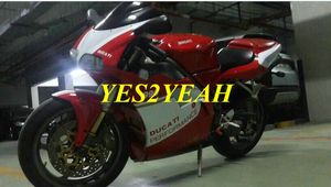 طقم طقم الحقن للجسم لـ DUCATI 748 996 03 04 05 دوكاتي 916 998 2003 2004 2005 هيكل السيارة Red Fairings + Gifts DD34