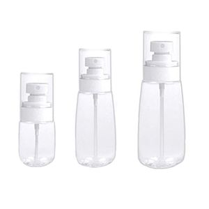 30ml 60ml 80ml 100ml plast tom sprayflaska parfymvatten fin dimma spruta transparent påfyllningsflaskor kosmetisk behållare