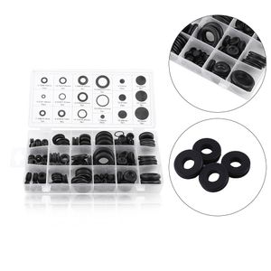 Freeshipping 125pcs Gummi Grommet Satser 18 Storlekar Gummi Grommet Firewall Hole Plug Set Electrical Wire Packning Grommet sortiment