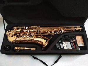 Professionell högkvalitativ helt ny T-902 tenorsaxofon btune guldnyckel tenor sax munstycke gratis