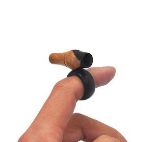 Wood Ring Tobacco Pipe Solid Wood Ring Pure Color Portable Pipe