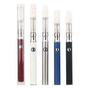 일회용 Vape 펜 충전식 전자 담배 키트 0.5ml 1.0ml USB 충전 코일 빈 유리 카트리지 세라믹 마우스 피스 Vapes