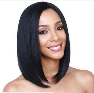 GTGTGTNEW Fashion Women Short Wig Ladies Girls Black Straight Wig Slooth Cut Natural Hair Wig5973763