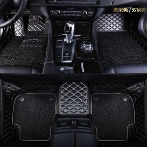 Custom fit car floor mats for Jeep Grand Cherokee Wrangler Commander Compass Patriot 3D car-styling heavyduty carpet floor liner 2007