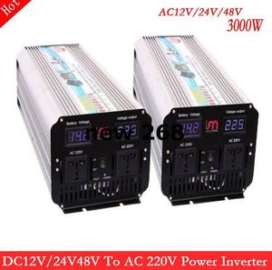 Freeshipping 3kw 3000W Frekvensomriktare 3000W ren Sine Wave Inverter 3000W Grid Tie Inverter Converter Single Phase Peak 6000W 50Hz / 60Hz.