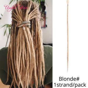 Dreads Extensions Hair Beyond Beauty 1 Strands Braided Synthetic Handmade Dreadlocks Hair Extensions Crochet Braiding Reggae Crochet Braids