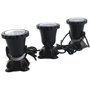 3pcs Waterproof Underwater Light 7 Color Changing Garden Fountain Fish Tank Swimming Pool Pond Aquarium LED Spotlight Lamp227S