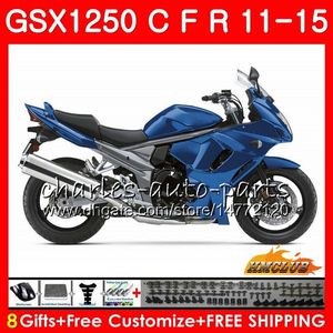 Ciało dla Suzuki Bandit GSX1250F GSX1250FA GSX1250 C 11 12 13 14 15 23HC.3 GSXF1250 GSX1250C Metal Blue Hot 2011 2012 2013 2014 2015 Owalnia