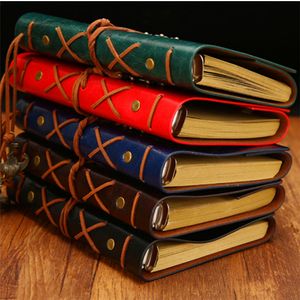 Nowy Vintage Garden Travel Diary Pamiętnik Książki Notatniki Papiery Kraft Journal Spiral Piratenotepads School Student klasyczne