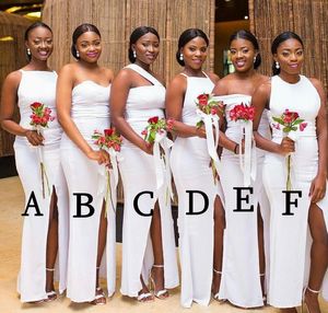 فساتين العروسة جنوب إفريقيا الفتيات السود 2019 الصيف حديقة حديقة الزفاف الرسمي حفل زفاف ضيف خادمة الشرف أثواب زائد الحجم مخصص