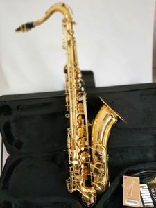 Nuovo arrivo Bb T-901 Sassofono tenore Strumento musicale Oro Sax tenore Bocchino professionale Spedizione gratuita