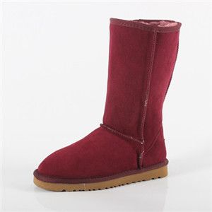 Hot Sale-Populära Äkta Läder Boots Fashion Women's Snow Boots US 5 - US11 Gratis frakt