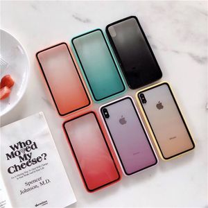 Color Color Acrylic Case Cable Cover для iPhone 13 Pro Max 12 Mini 11 XR 8 плюс