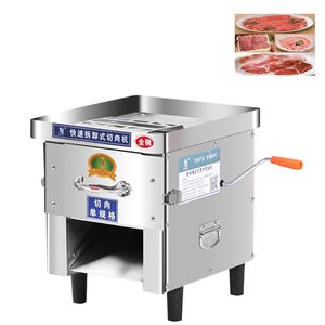 Vendi 180kg/h Affettatrice per carne fresca commerciale Tagliatrice a cubetti per carne in acciaio inossidabile Prezzo di taglio a dadini