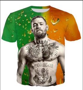 Conor Mcgregor großhandel-Neueste Art und Weise Mens Womans conor mcgregor Sommer Art T Shirts D Druck beiläufig T Shirt Tops Plus Size BB0178