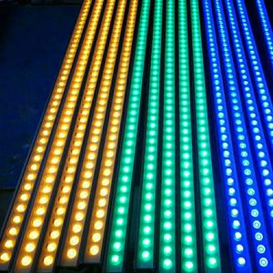 LEDウォールワッシャー24W DMX 512 AC85-265V RGB LEDの洪水ライトIP65屋外照明ガーデンビルディングブリッジの風景