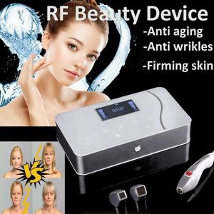 Portable Fractional RF Machine Radio Frequency Face Lift Skin Tightening Wrinkle Removal Eye Bags Spots Remove DHL