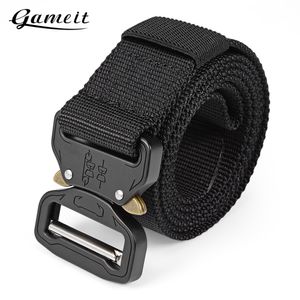 Gameit Tactical Belt Webbing Rigger Web Strap con fibbia a sgancio rapido, facile da usare e comodo da trasportare