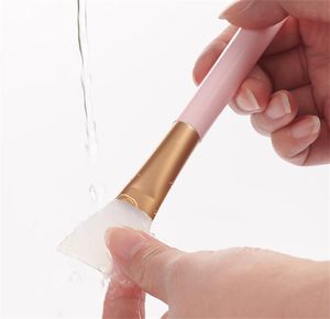 Applicatori di maschere per il viso in silicone professionale a 3 colori Fango che mescola gli strumenti per le spazzole di bellezza per la cura della pelle libera la nave 100 pezzi