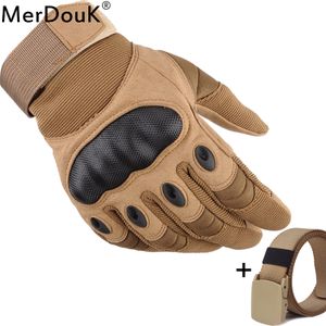 Fashion-Tactical Glove Full Finger Glove Combat Outdoor Gloves Vandring Army Carbon Shell Tre färger