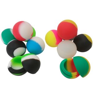 Silicone Ball Container 3pcs/lot 5.6ml Mini Unbreakble Non-stick Containers Wax Concentrate storage Jars Dab Lip Balm Containers