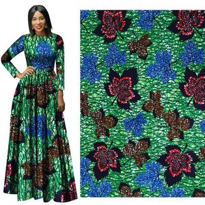 Hochwertiger neuer afrikanischer Wachsstoff mit Batikdruck, Baumwollstoff für Kleidung, geometrisches Muster, Wachsdruckstoff, Direktverkauf ab Werk