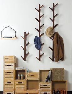 Creative clothes rack wall solid wood Living Room Furniture bedroom decoration hanging hanger