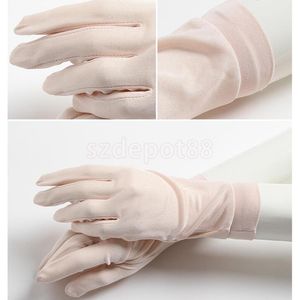 Fashion-Phenovo Damen-Handschuhe aus 100 % Seide, Innenfutter, Thermo-Handschuhe, zum Skifahren, Fahren, Radfahren, Party-Handschuhe