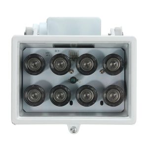 8LED 12V Nachtsichtlampe IR-Illuminator Infrarotlicht für Überwachungskamera