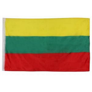 Bandeira de Lithuania 150x90cm LTU lt Bandeira Nacional da lithuanian País Bandeira 3x5 ft Ay estilo de vôo Hangng alta qualidade Poliéster Impressão Bandeira