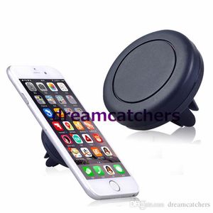 Car Montaż Clip Air Vent Holder Magnetyczny Dock Smartphone Car Mount Telefon Uchwyt Uniwersalny dla iPhone 6s 5s Samsung S6 HTC Blackberry