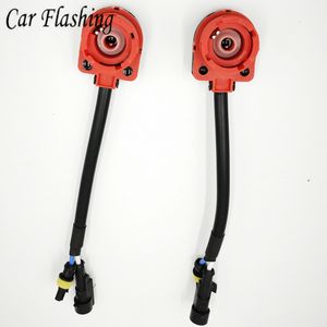 1 Pair HID Wiring Harness D2 D2S Adapter D2R D2C AMP Adapter Converter Wire Plug Cable Connectors D2S Socket Base Car Accessories
