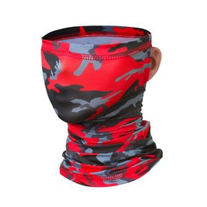 Landscape Painting Outdoor Scarf Mask Men And Women Riding Outdoors Breathable Magic Ice Silk Headscarf Mask Windproof Masks