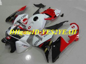 Kit de carenado de motocicleta para HONDA CBR600RR 05 06 CBR 600RR CBR 600 F5 2005 2006 ABS Rojo blanco negro Carenados set + regalos HQ56