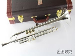 シルバーBachtrumpet LT180S-43シルバーメッキストラディバリウスプロフェッショナルBBメッキ充電スコアProfesionalesマウスピースハードボックス