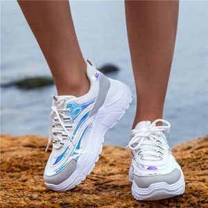 Hot Sale-Women Casual Sneakers Kvinnor Män Lägenheter Kvinnor Skor Lace Up Höjd Öka för bekväm för kvinnor skor